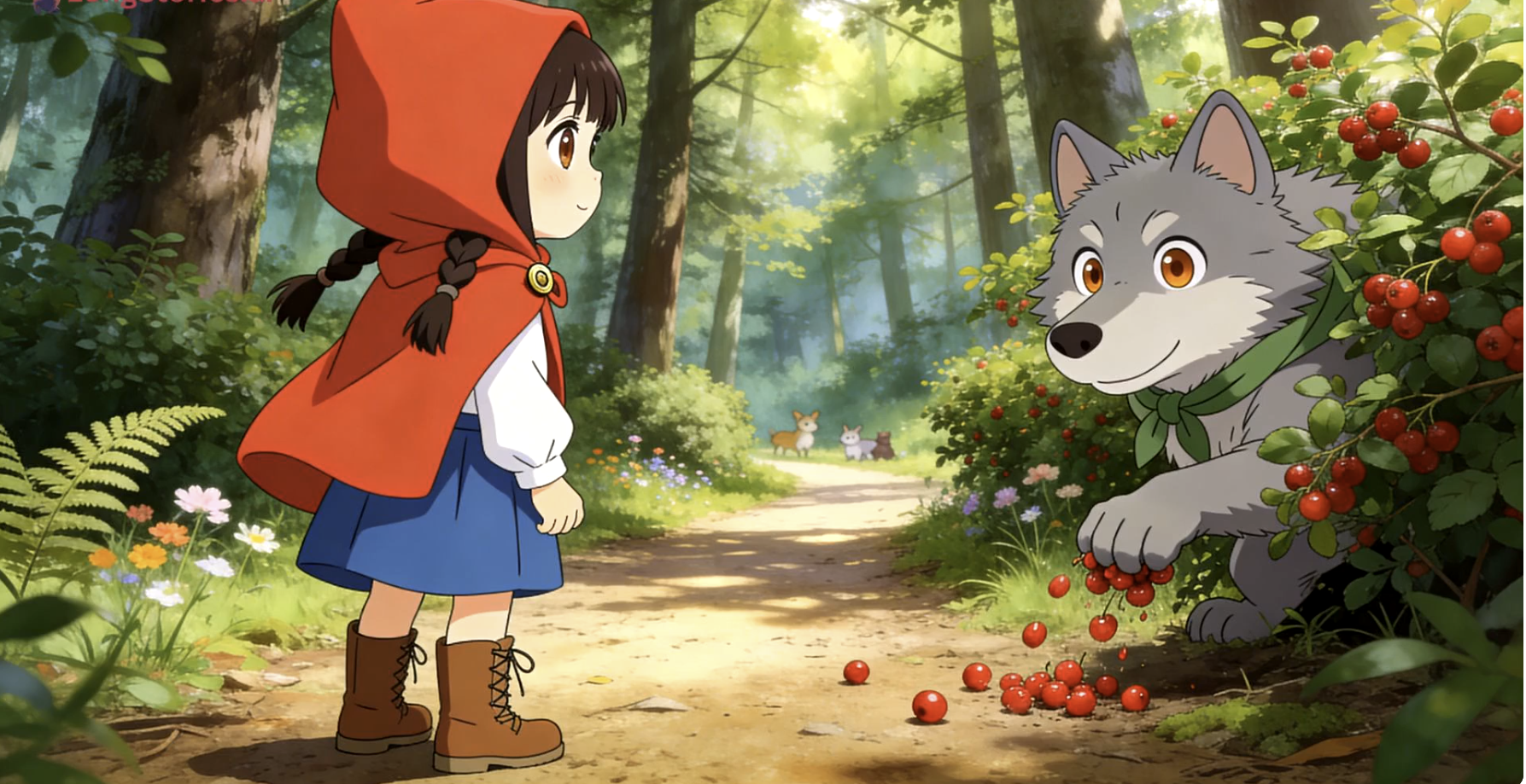 All-in-one tool output: over-saturated anime style