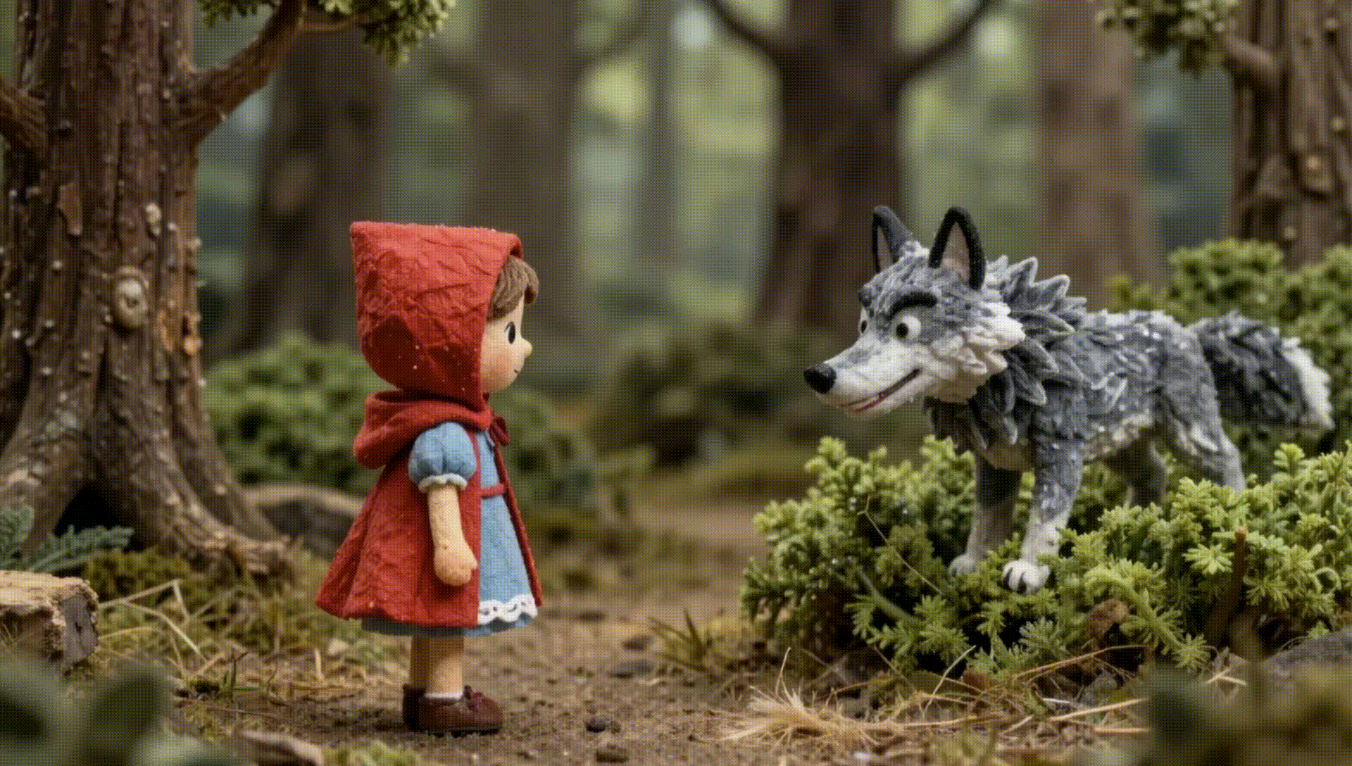 Direct API pipeline output: controlled claymation style